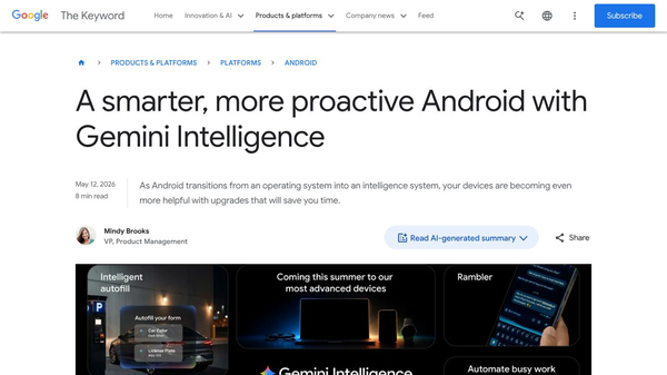 Gemini Intelligence