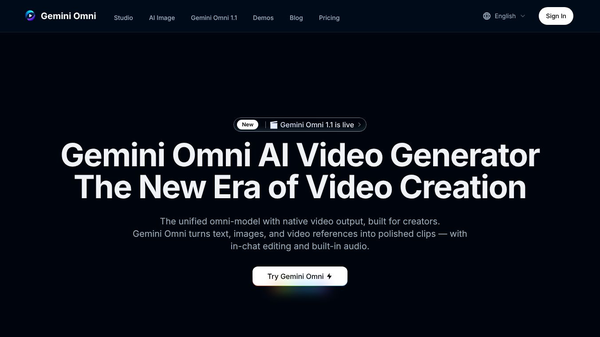 Gemini Omni 1.1