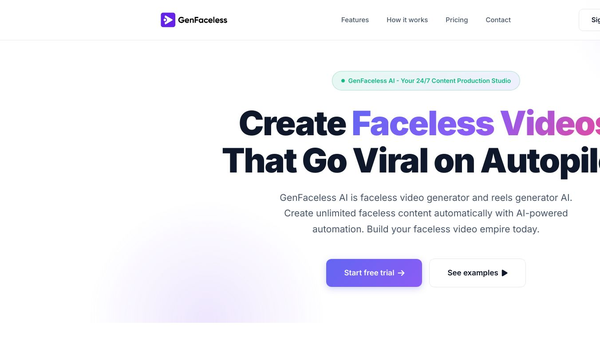 GenFaceless AI
