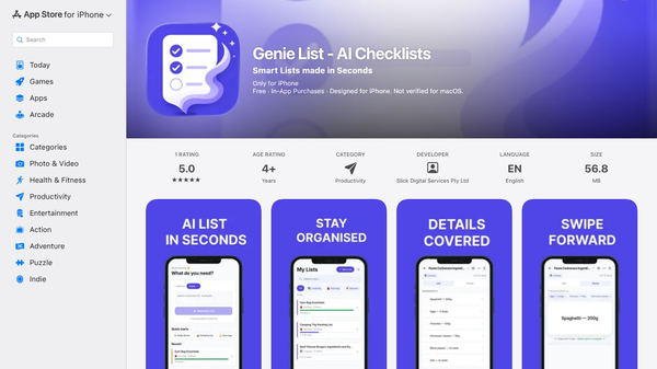 Genie List - AI checklists