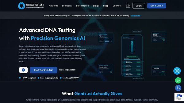 Genix.ai - Precision Genomics Wellness