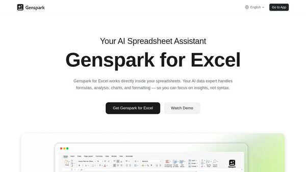 Genspark for Excel