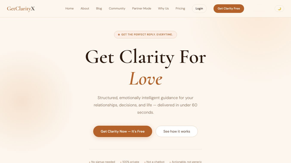 GetClarityX