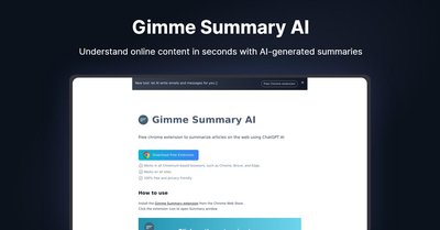 Gimme Summary AI