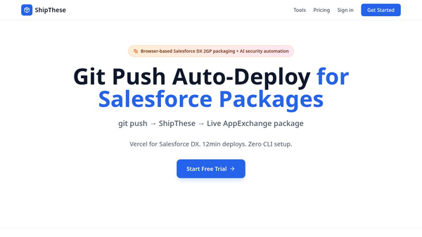 Git Push Auto-Deploy for Salesforce