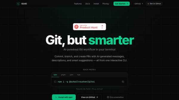 GitAI – AI-Powered Git CLI