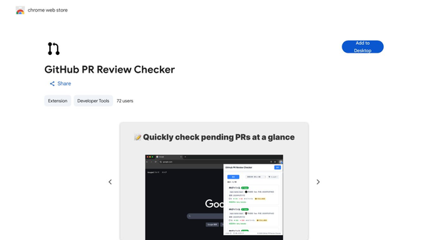 Github pr review checker