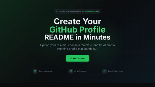 GitHub Profile Generator