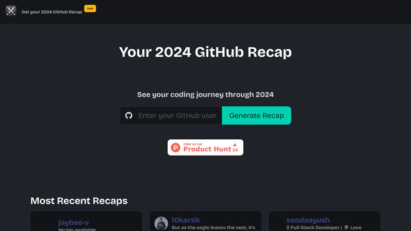 GitHub Recap 2024