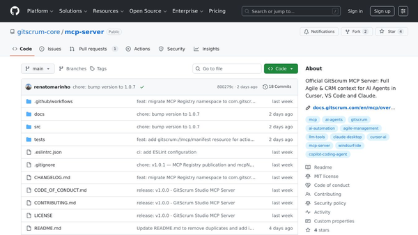 GitScrum MCP Server