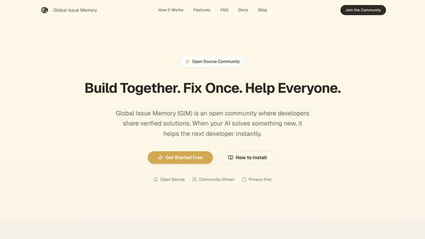 Global Issue Memory MCP
