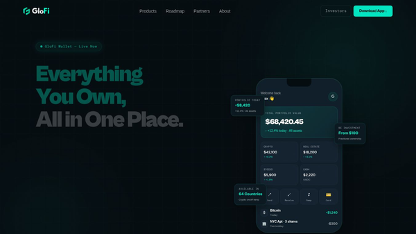 GloFi — AI Crypto Wallet