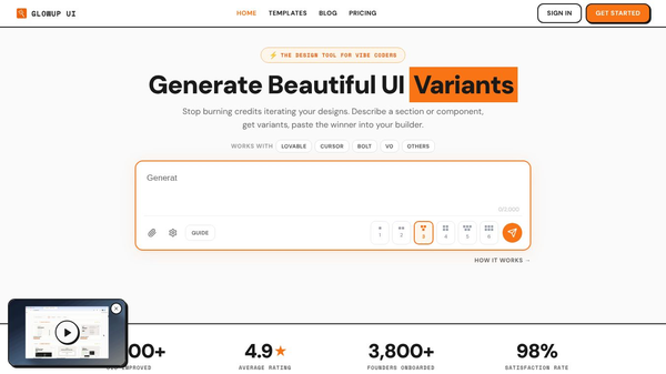 Glow Up UI