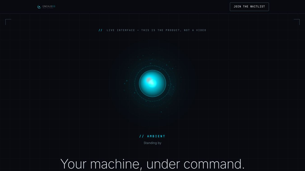 GNexusOS — Your machine, under command.
