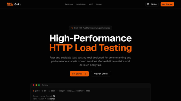 Goku — Rust-Powered HTTP Load Tester