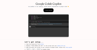 Google Colab Copilot