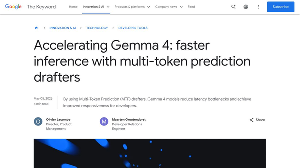 Google Gemma MTP drafters