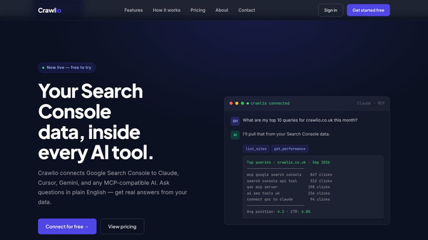 Google Search Console inside your AI.