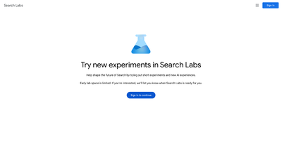 Google Search Labs