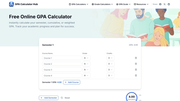 GPA Calculator Hub