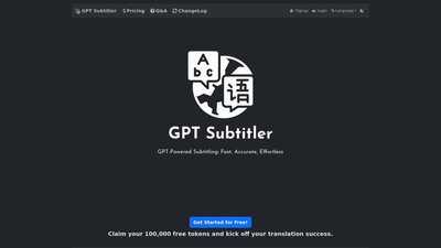 GPT Subtitler