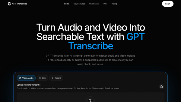 GPT Transcribe