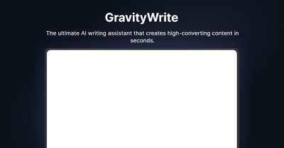 GravityWrite