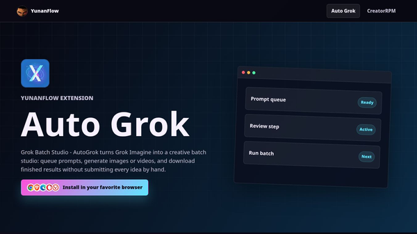 Grok Batch Studio - AutoGrok