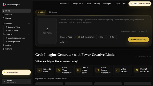 Grok Imagine Generator