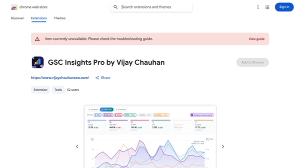 GSC Insights Pro by Vijay Chauhan