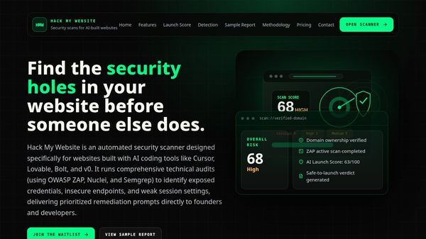 Hack My Website