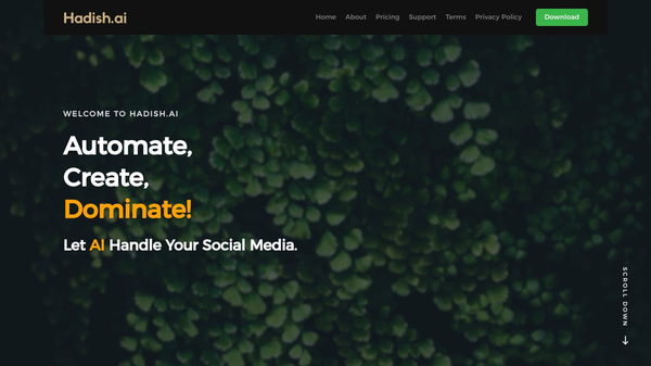 Hadish Social Assistant