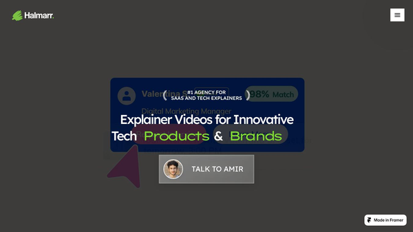Halmarr | SaaS Explainers & Promo Videos