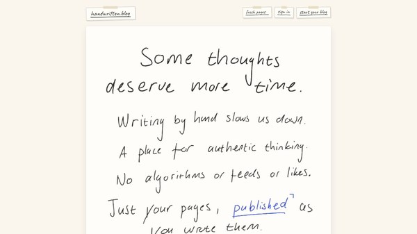 handwritten.blog