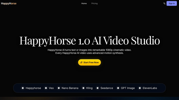 Happyhorse 1.0 AI