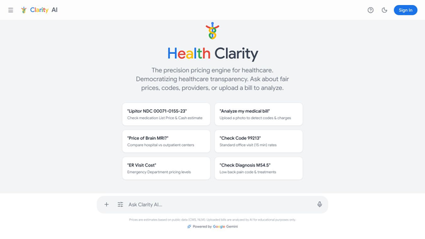 Health Clarity AI