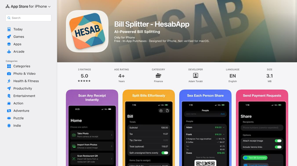 HesabApp - Bill Splitter