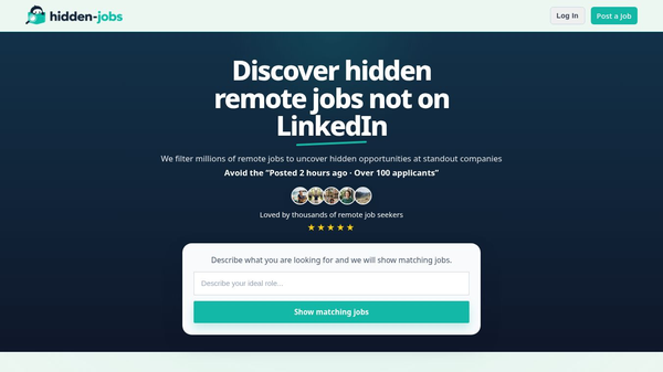 Hidden Jobs