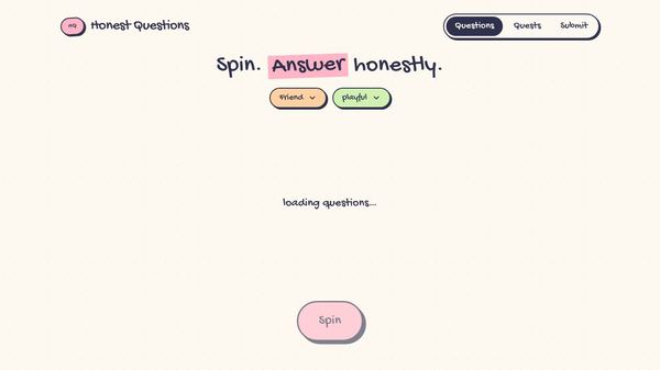 Honest Questions