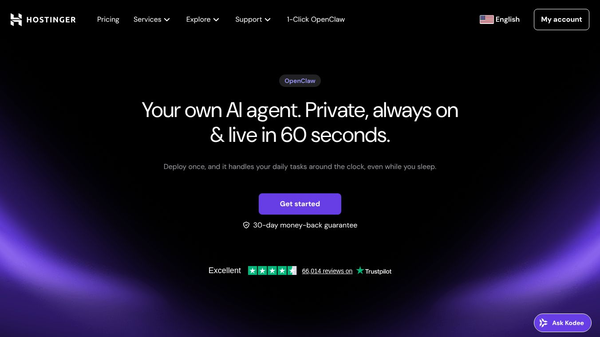 Hostinger | 1-Click OpenClaw