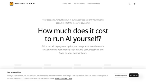 How Much to Run AI