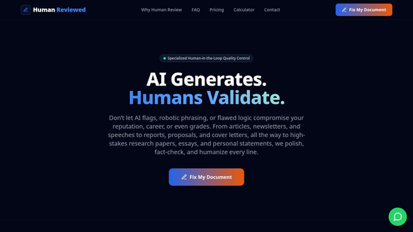 HumanReviewed.io