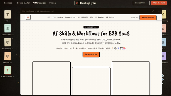 HuntingHydra's AI Marketplace