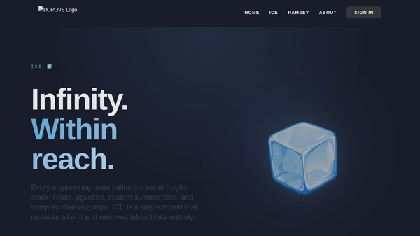 ICE - Infinite Context Engine