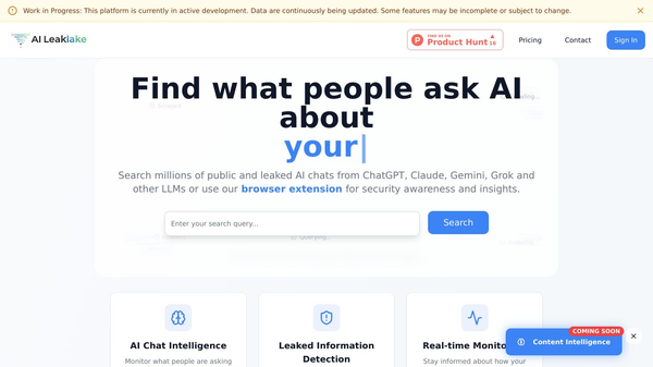 Identify AI data leaks,public or private