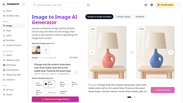 Image to Image AI Generator