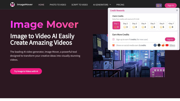 Image To Video AI - ImageMover