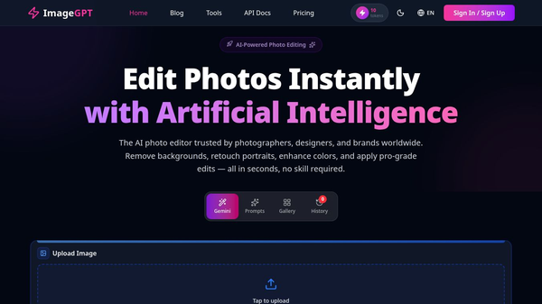 ImageGPT API