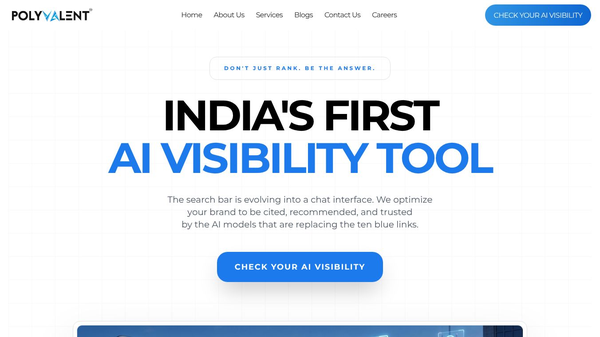 India's First AI Visibility Tool