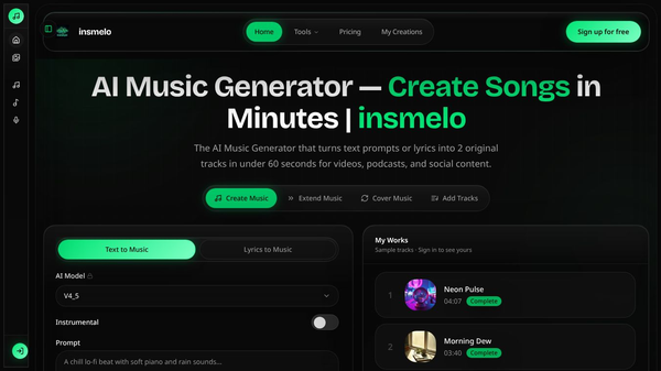 insmelo AI Music Generator